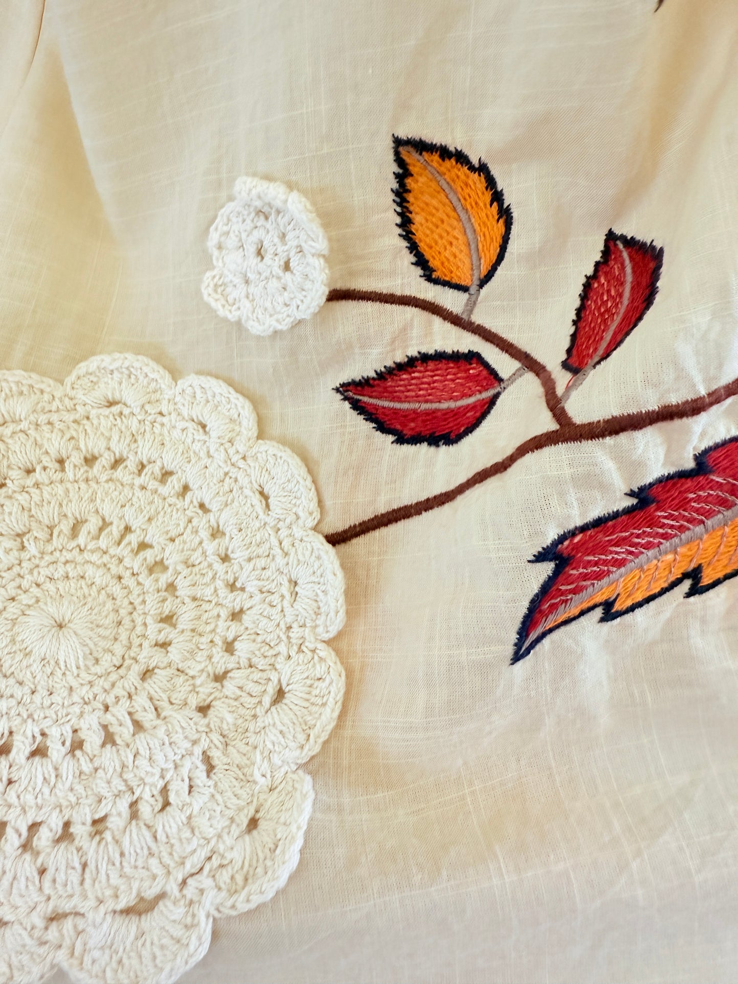 High Low Cotton Coords with Crocia Flowers