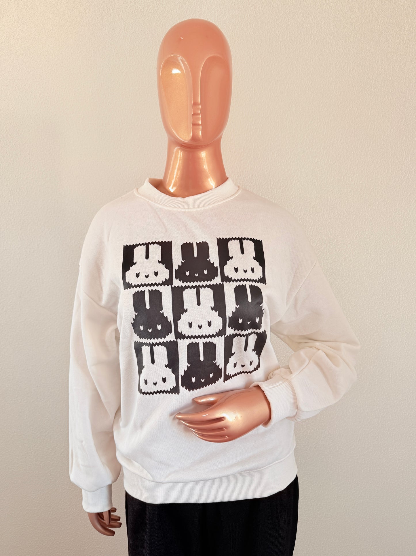 Bunny Print Sweatshirt