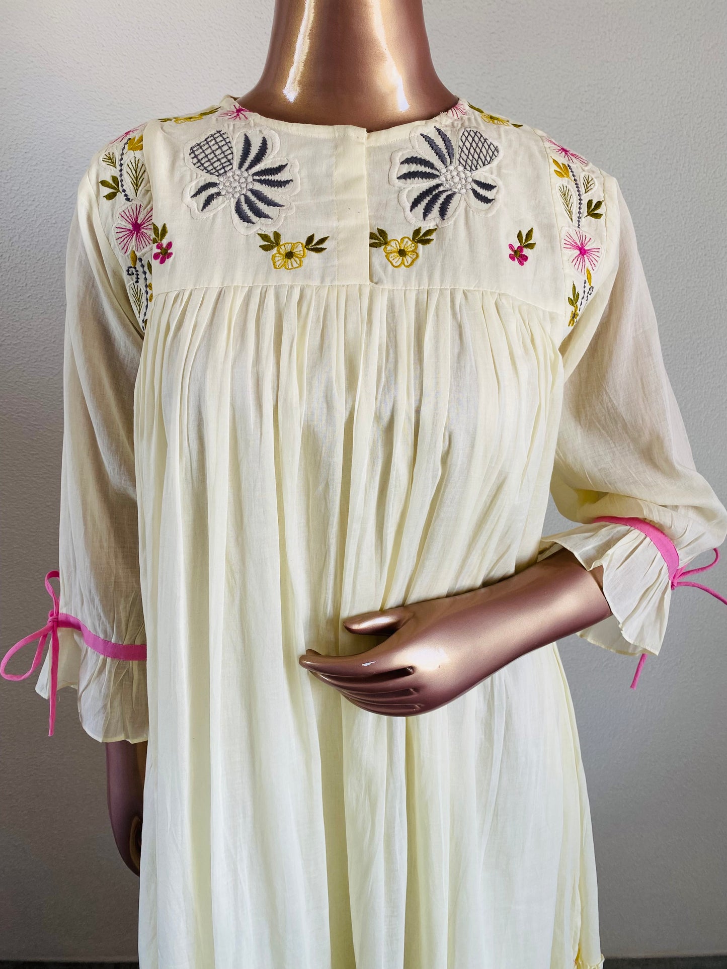Embroidered Mul Cotton Tunic