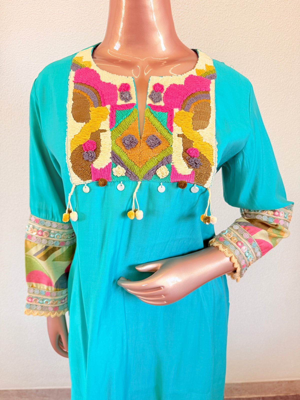Premium Silk Kurta Palazzo Set