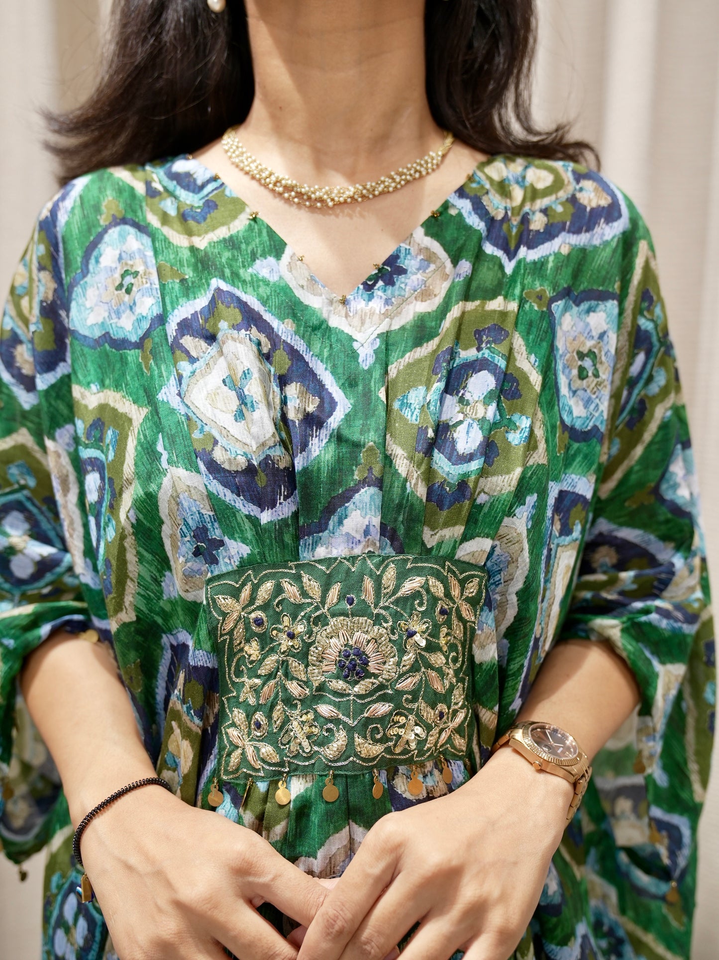 Chinon Kaftan Set with Broch