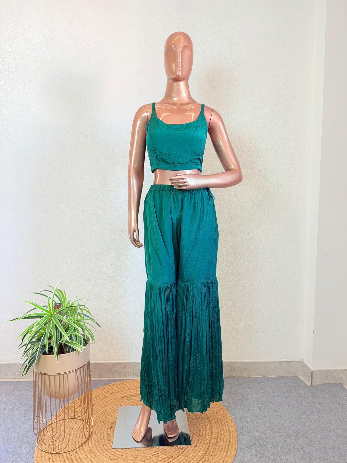 Chinon Indowestern with Kaftan Top and Heavy Handwork