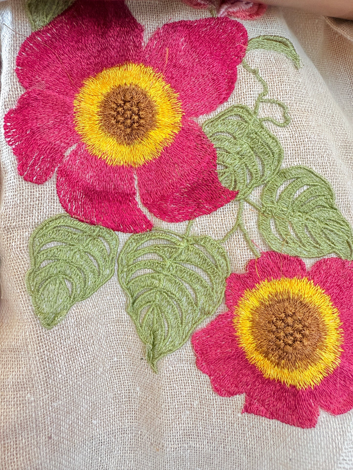 Embroidered Jute Coord Set