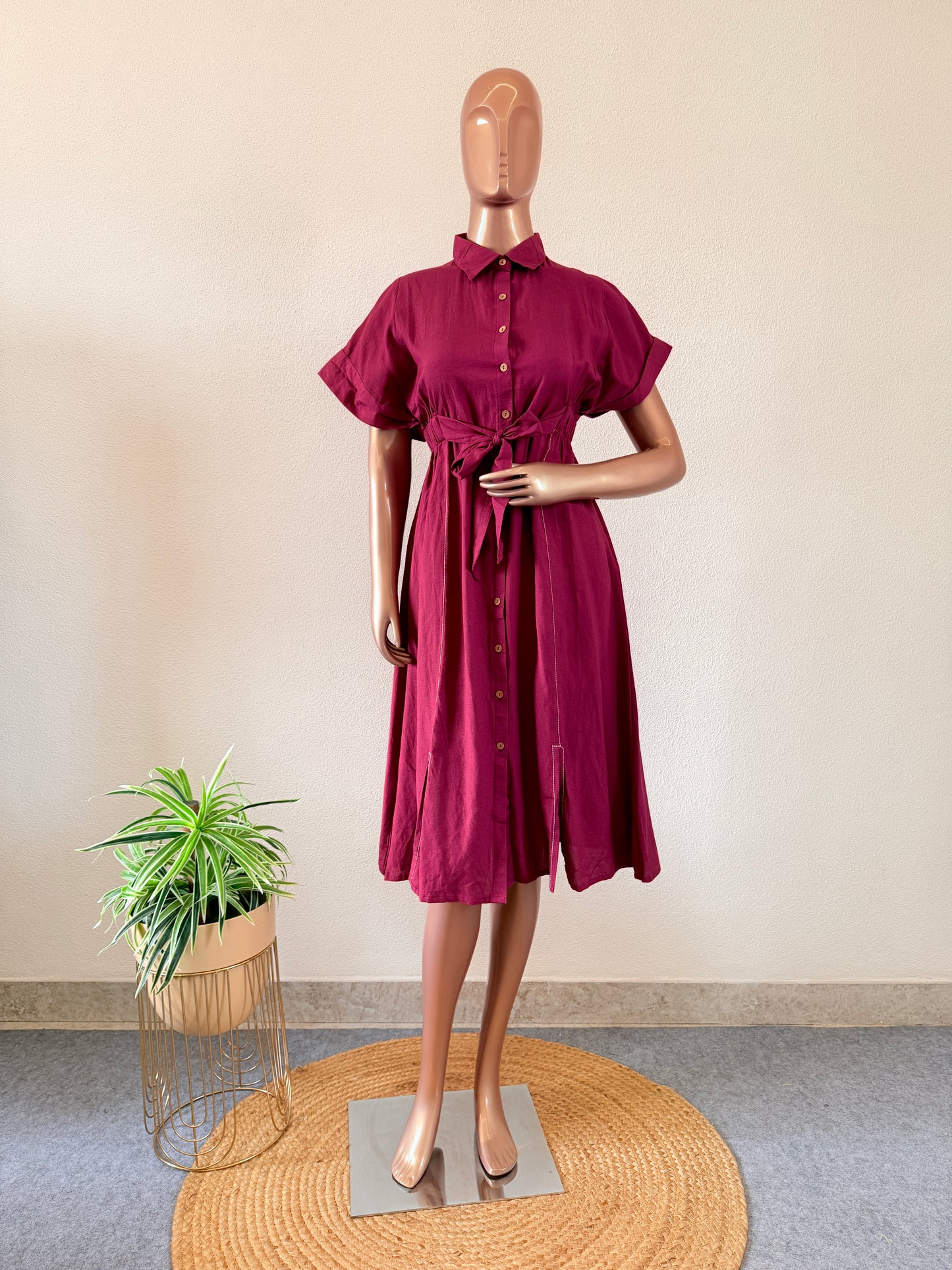 Cotton Flex Tunic - Pink