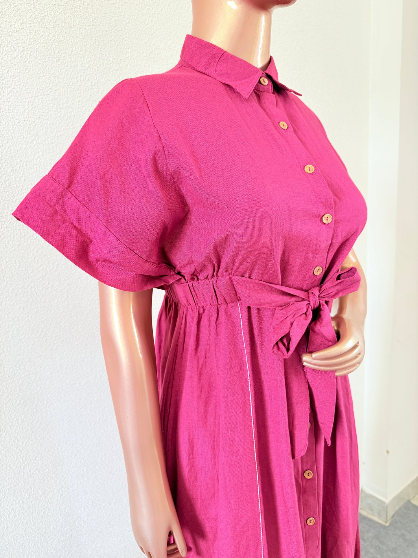 Cotton Flex Tunic - Pink