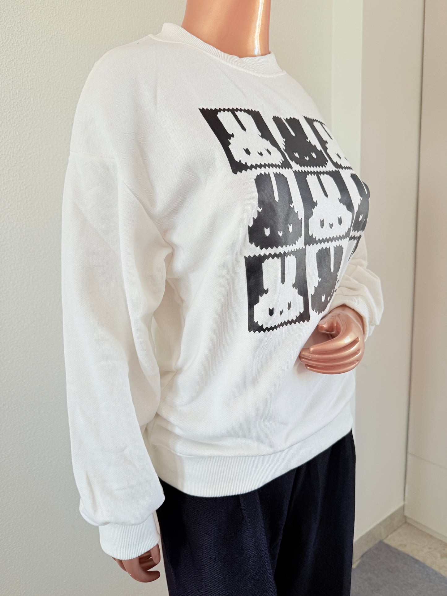 Bunny Print Sweatshirt