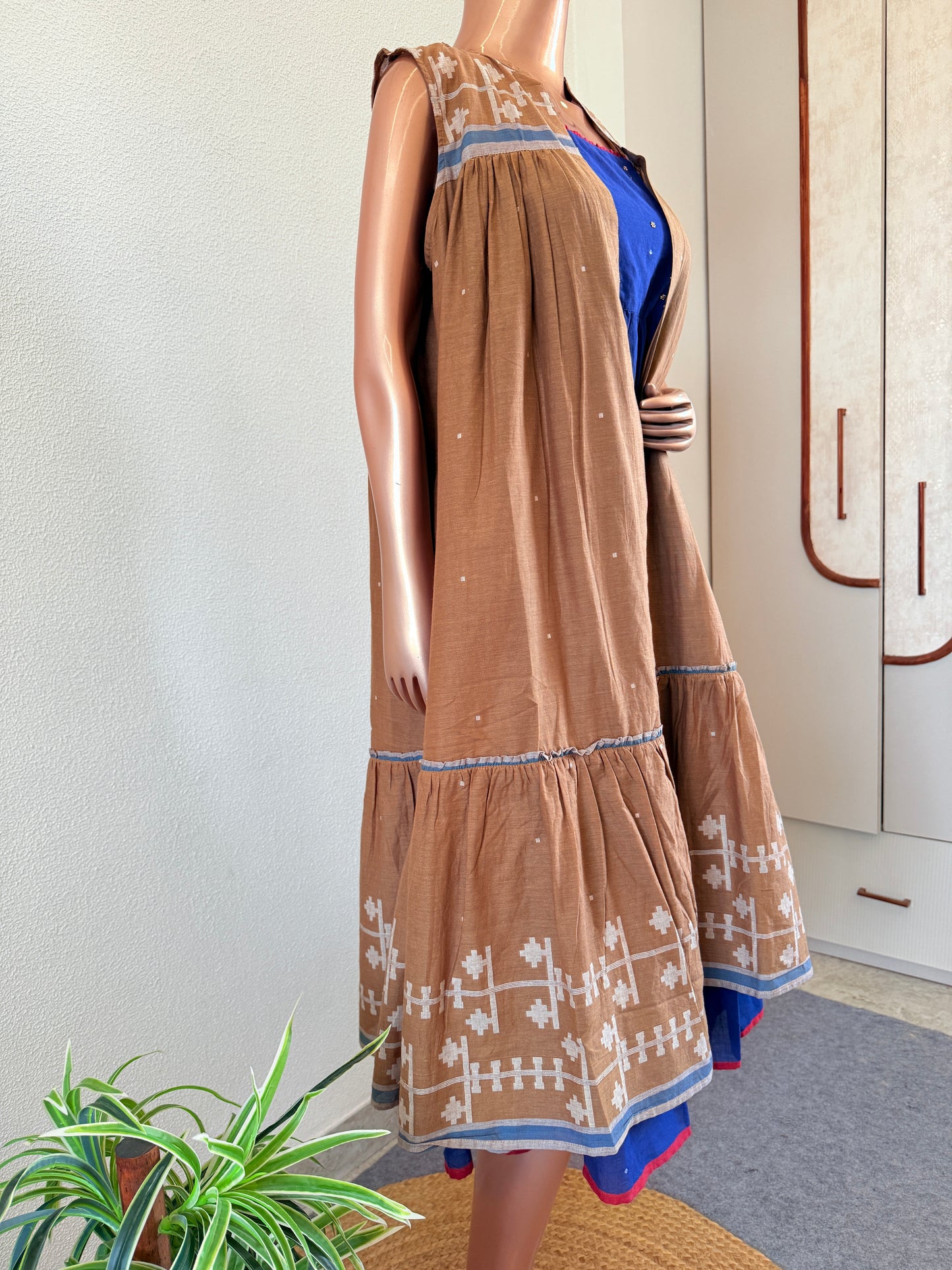 Jamdani Tunic with Jacket