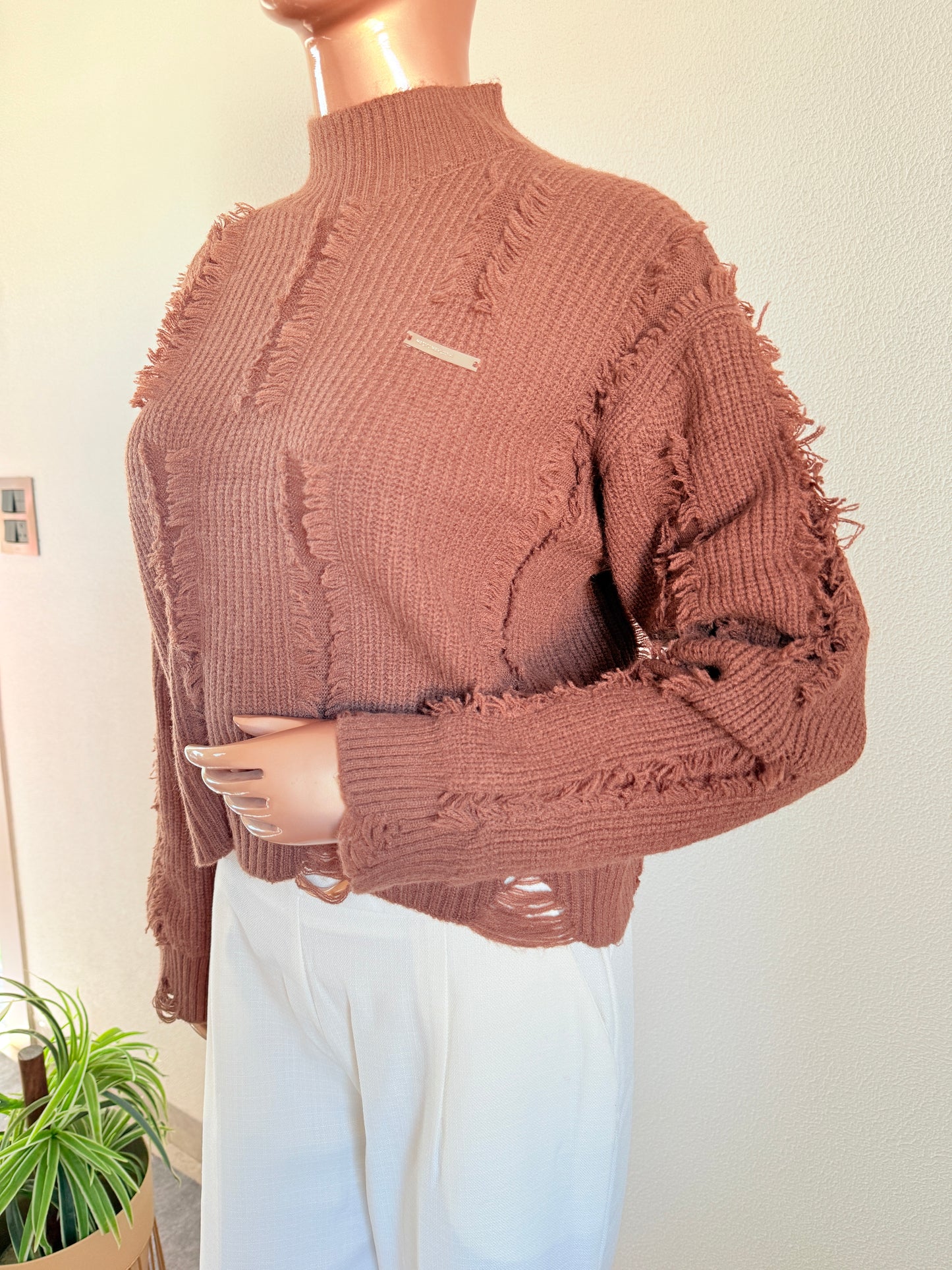 Woollen Top with Fringes