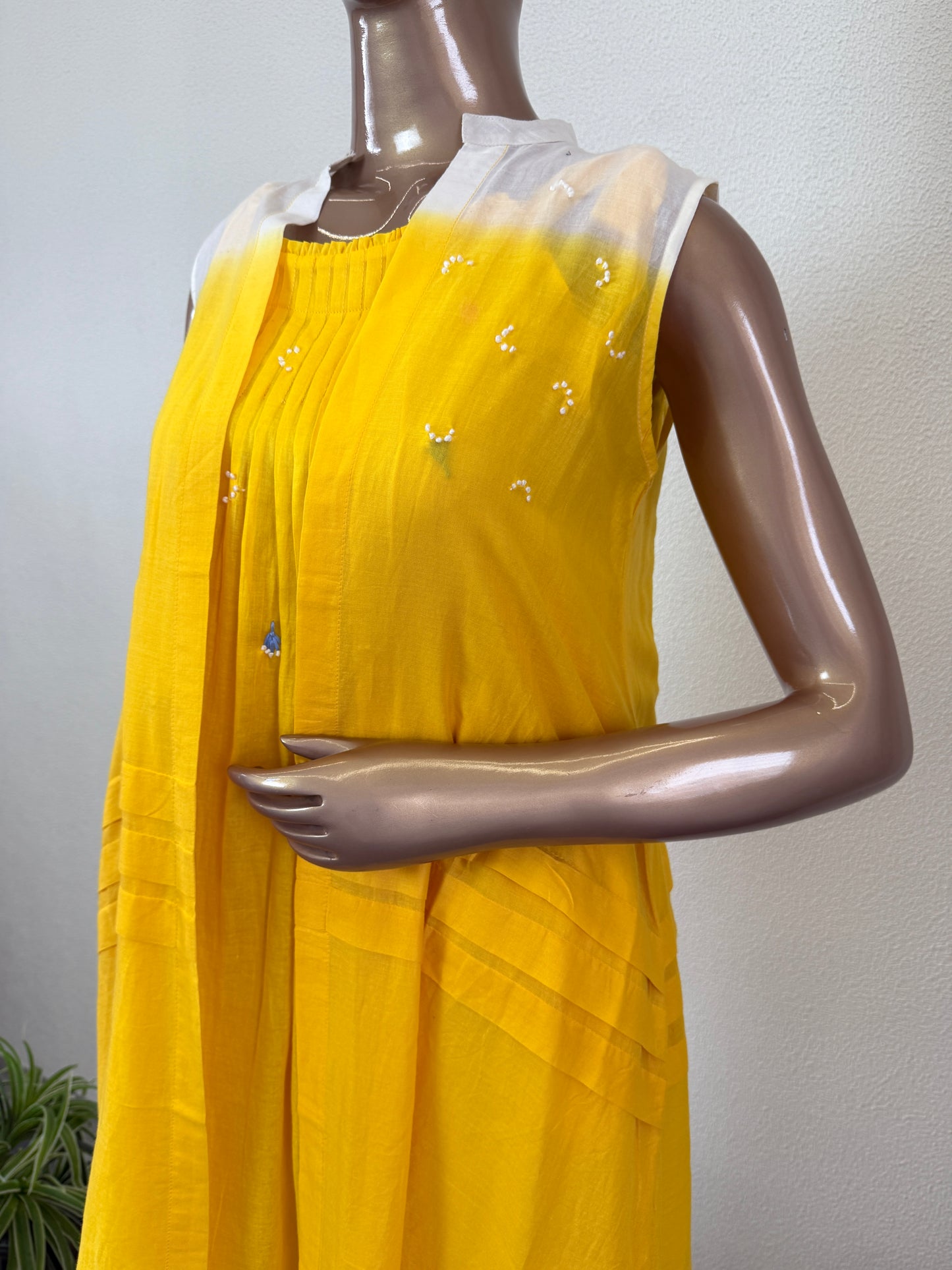 Mul cotton dyed tunic with Jacket