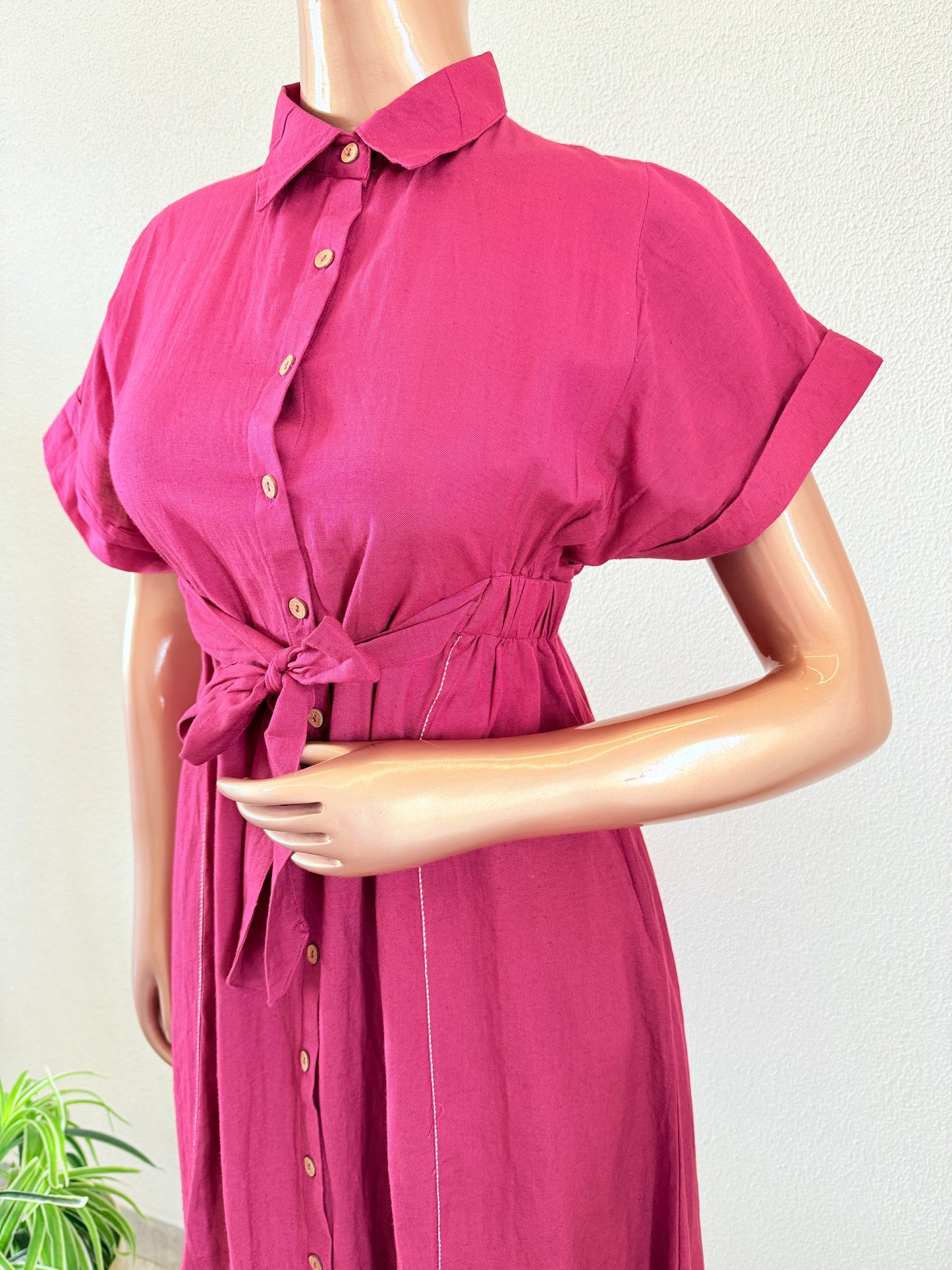 Cotton Flex Tunic - Pink