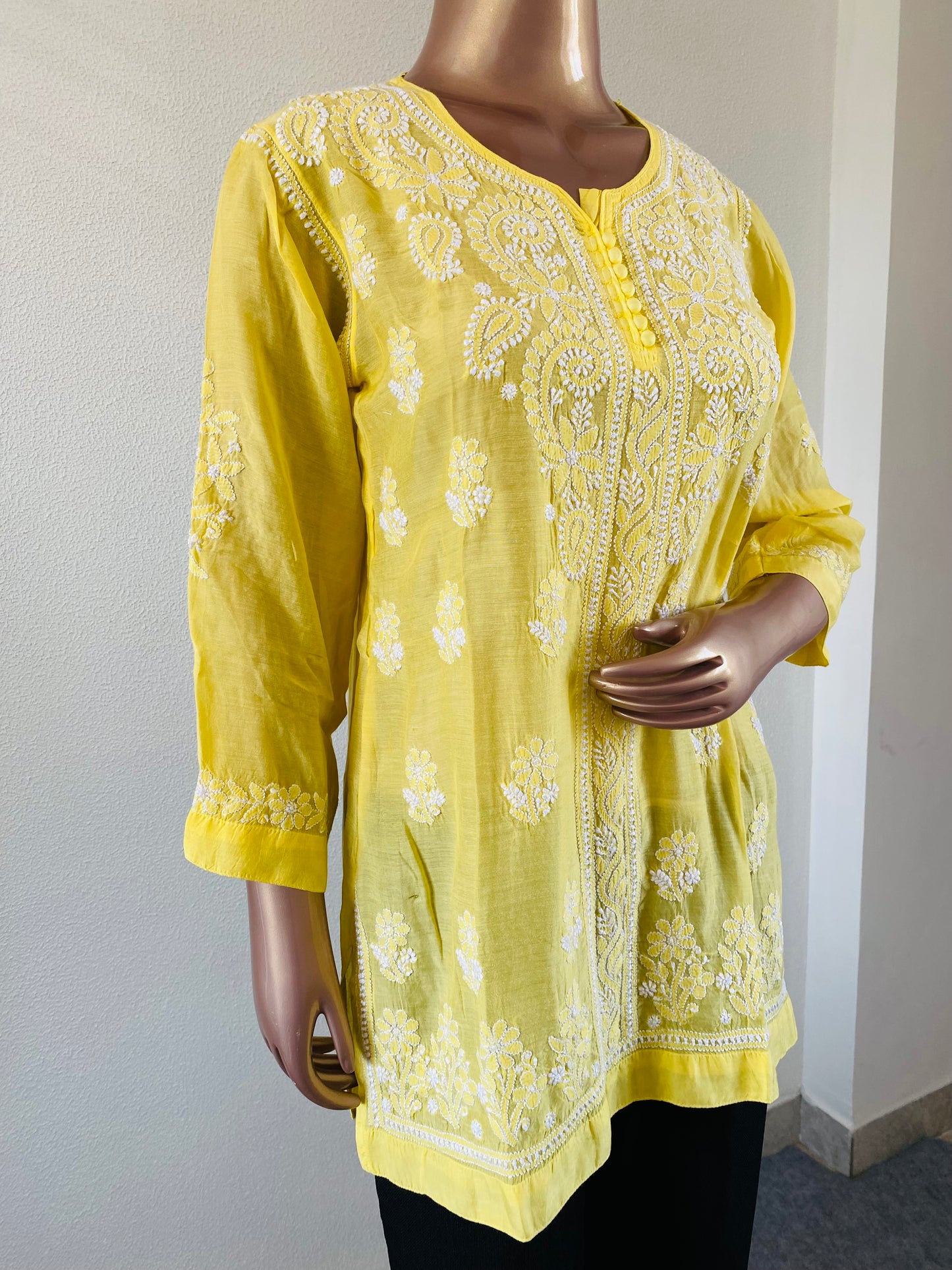 Muslin Chikankari Tops