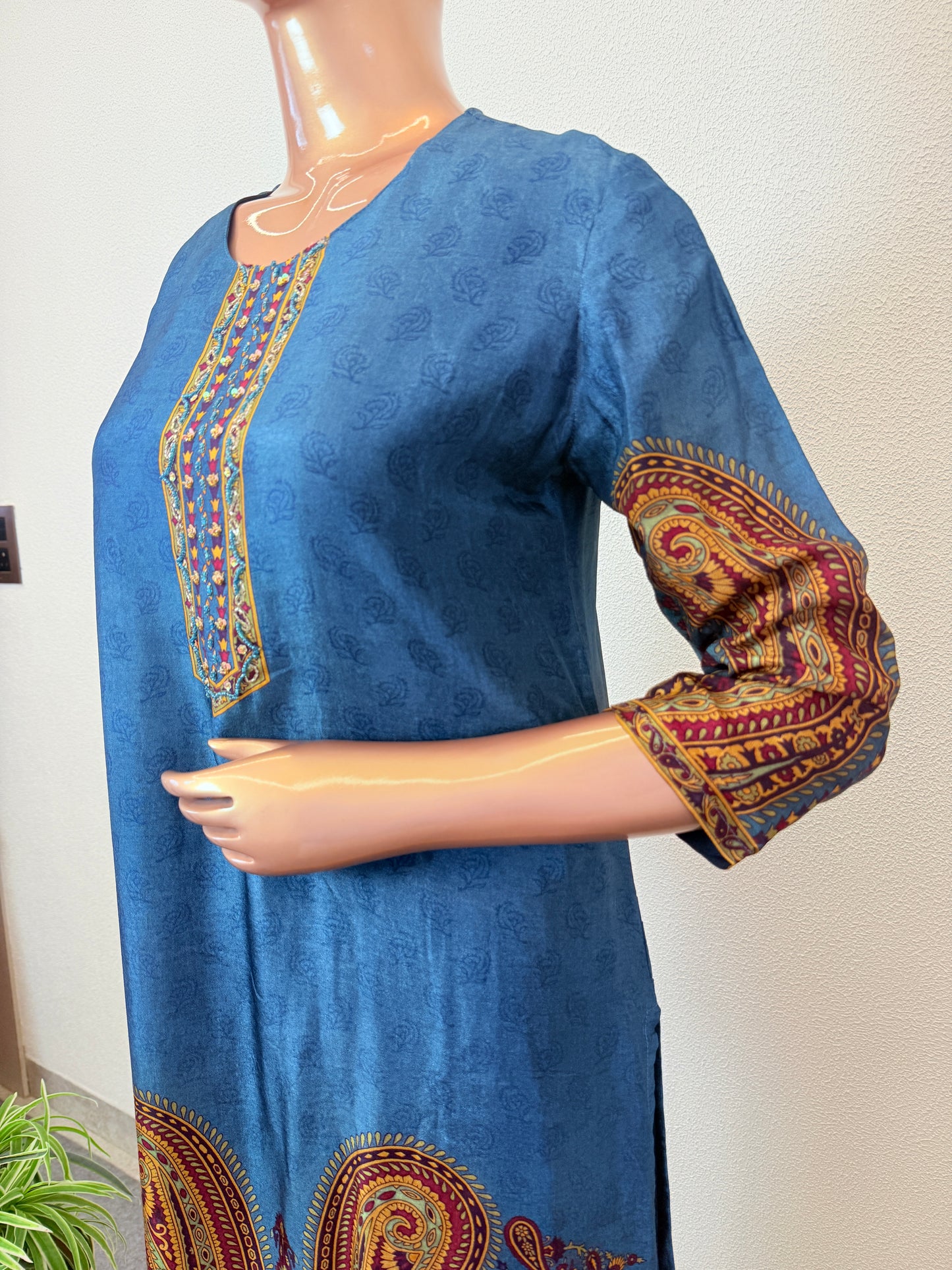 Kalamkari Print Muslin Suit Set