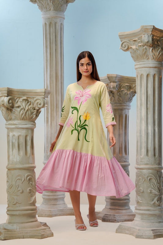 Handpainted Mul Cotton Tunic