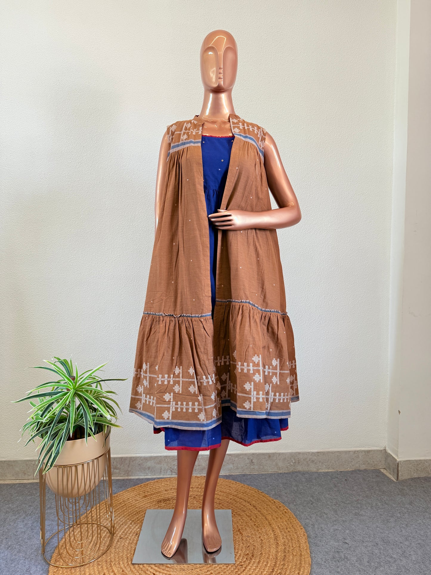 Jamdani Tunic with Jacket