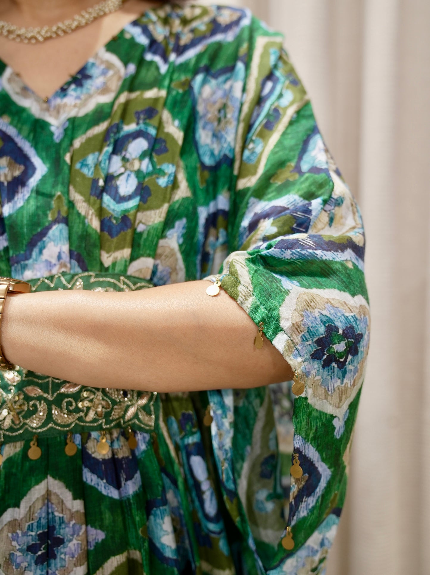 Chinon Kaftan Set with Broch