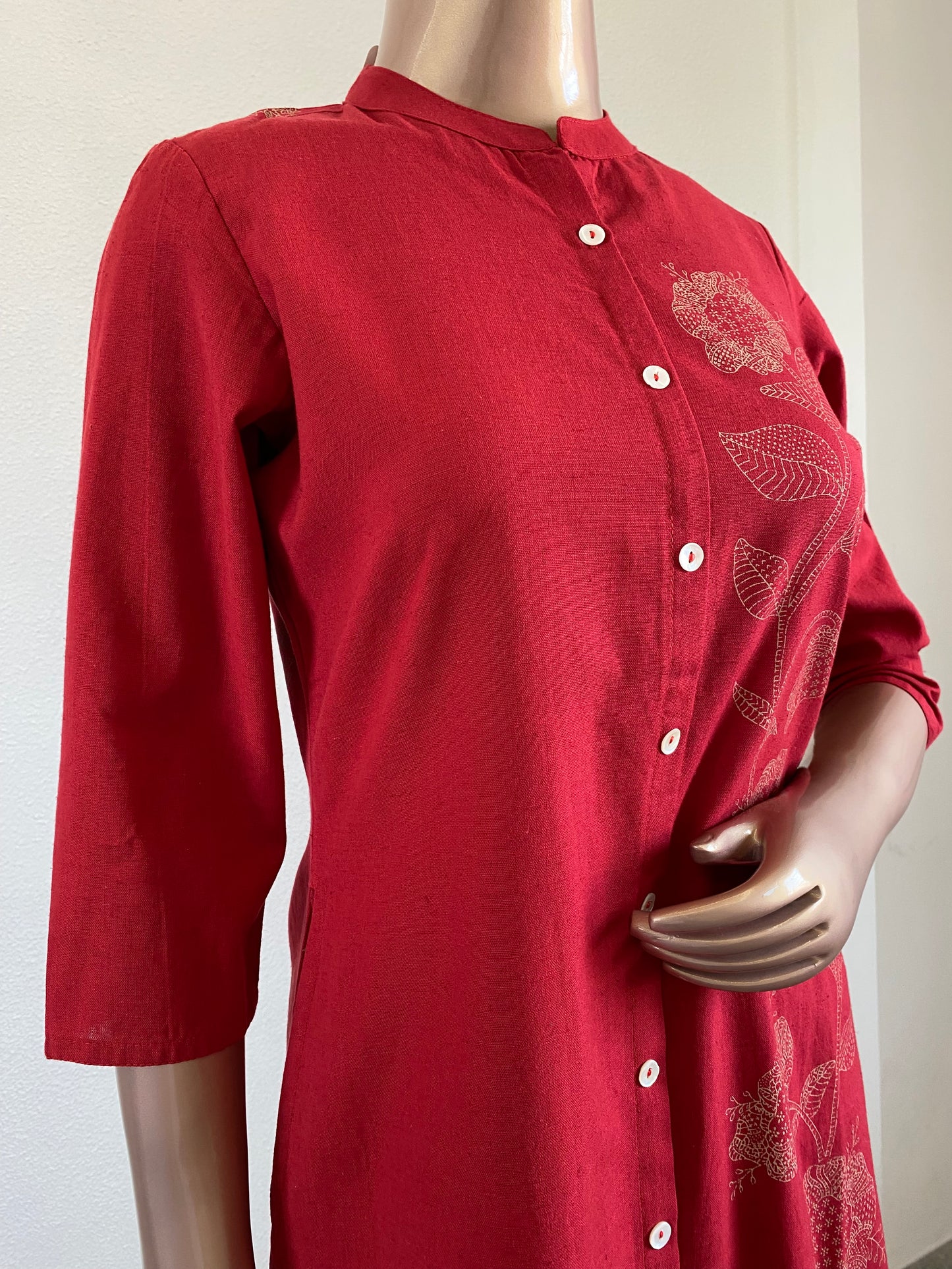 Block Printed Cotton Flex Kurta Pant Set