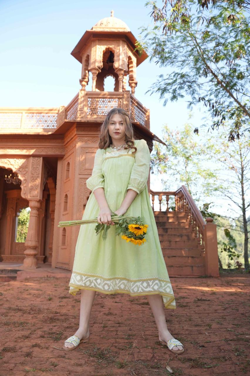 Mint Green Jamdani Tunic