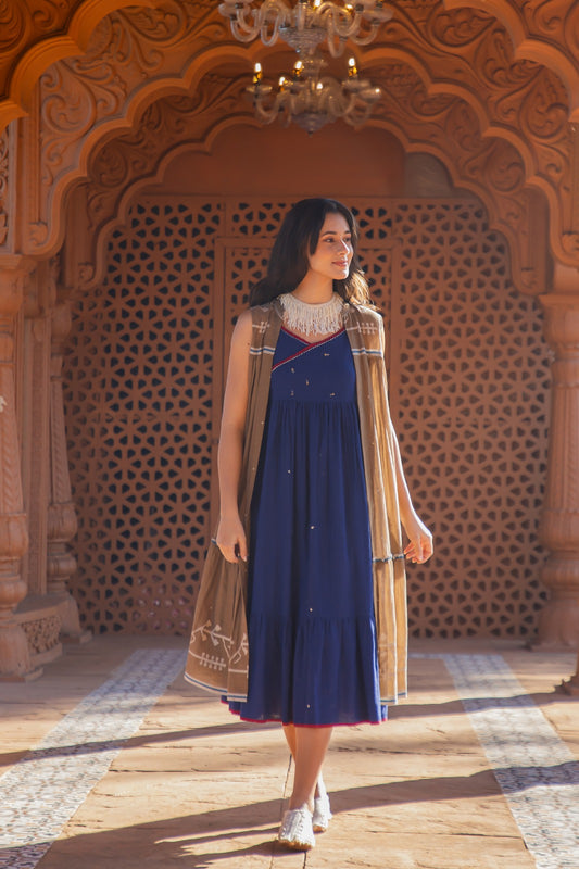 Jamdani Tunic with Jacket
