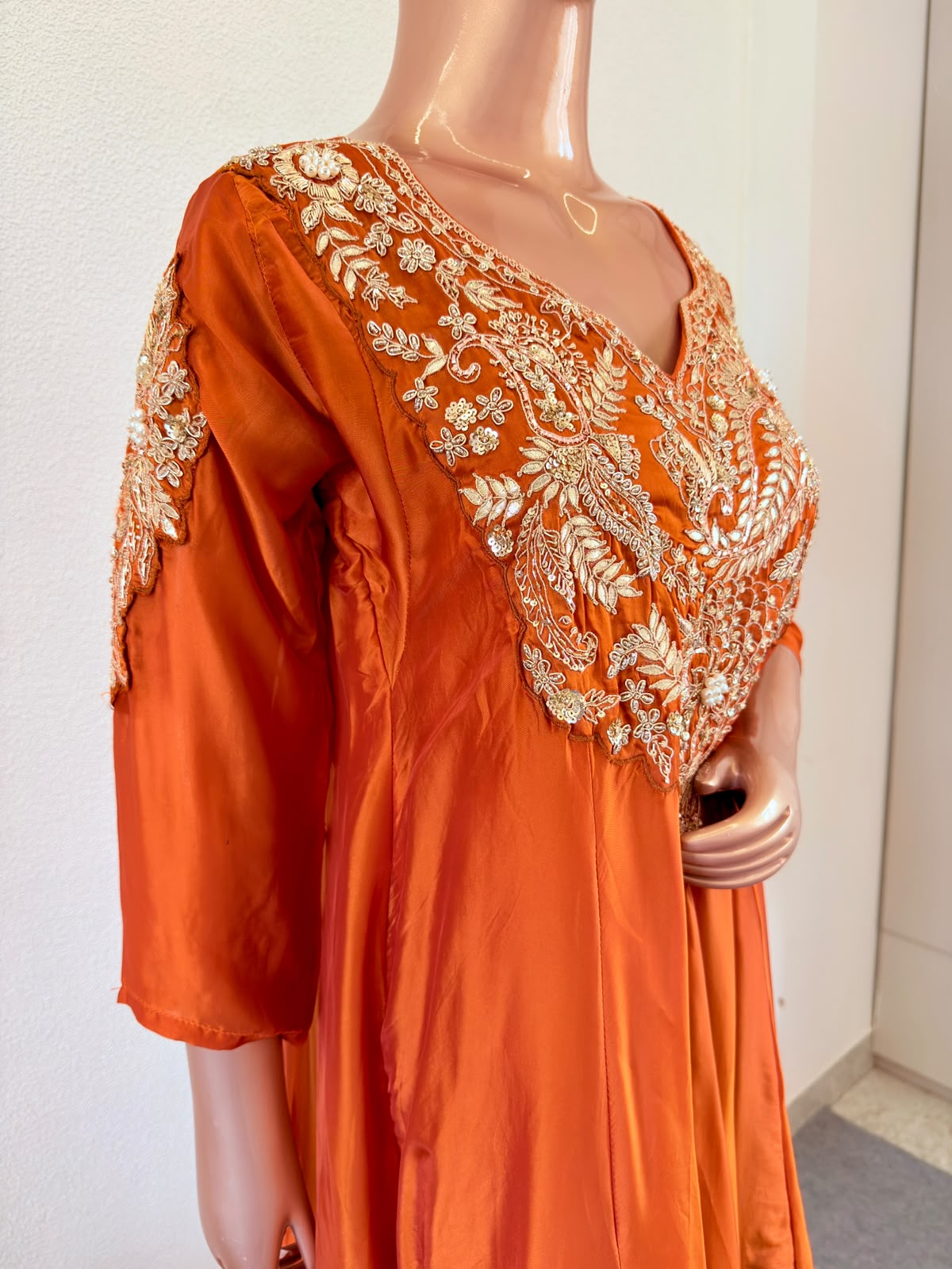Premium HO Silk Sharara Set with Heavy Hand Work & Lehariya Dupatta