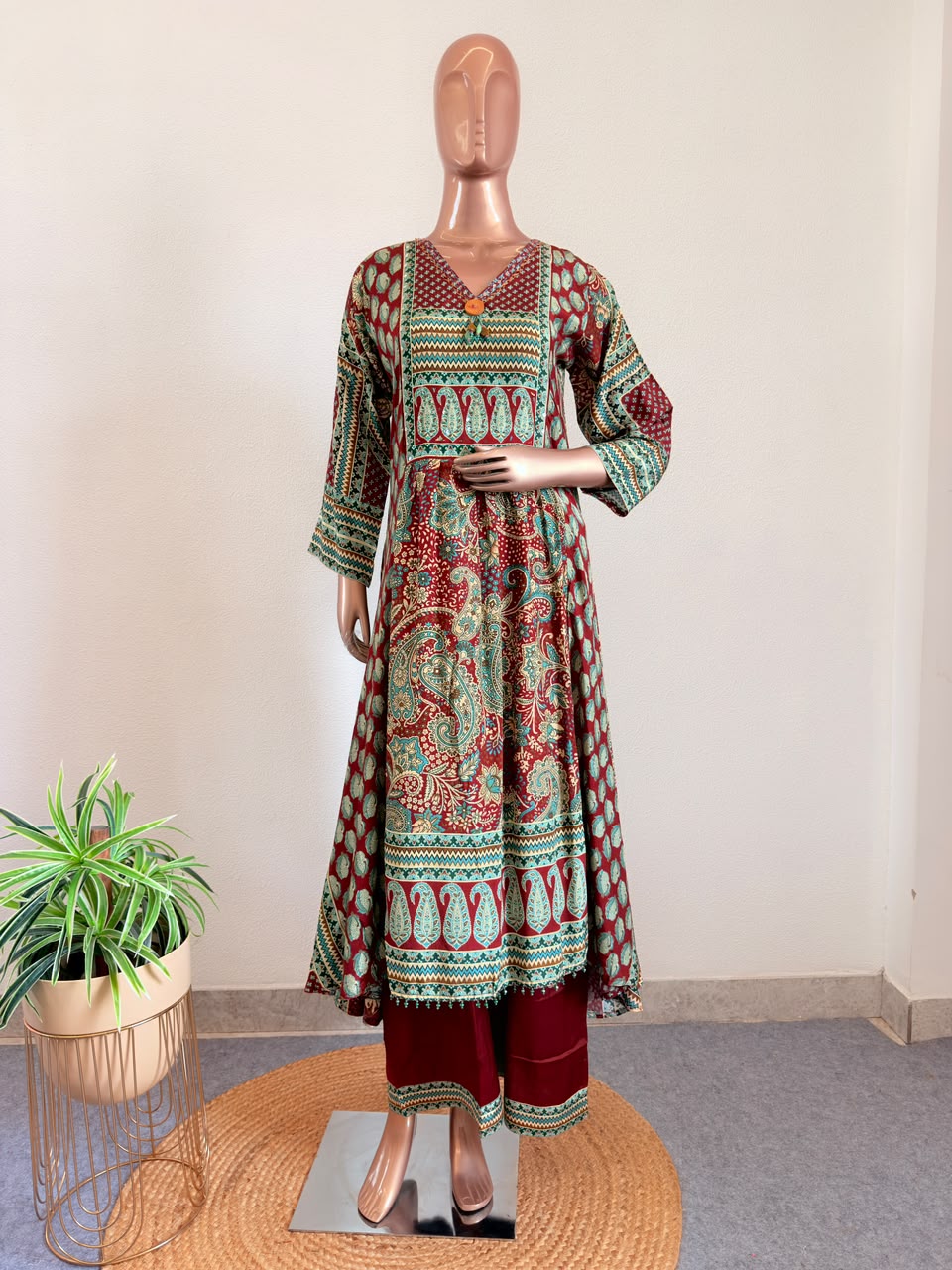 Premium Muslin Digital Print Designer Suit Set