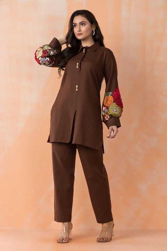 Cotton Flex Cords with statement sleeves