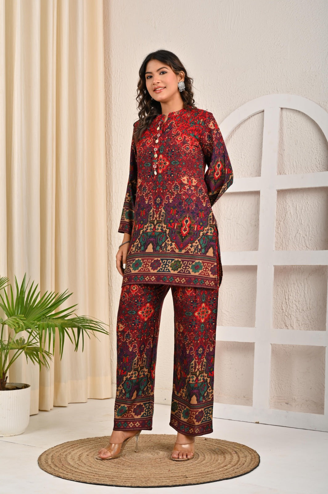 Rayon Printed Coord Set